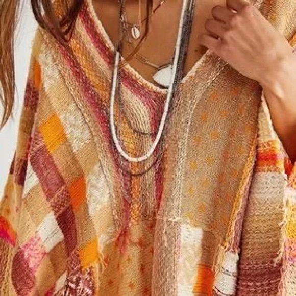 Free People Multicolor Patchwork Sweater - Picture 6 of 13